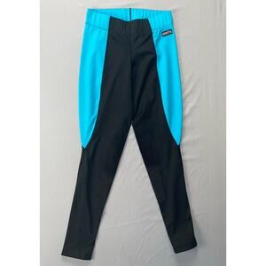 Kerrits Lightweight Pull On Equestrian Leggings, Breeches . Blue/Black, Womens S